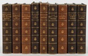 HUGH STOWELL SCOTT (Henry Scott Merriman), various works, [London : Smith, Elder & Co., 1904], matching half-leather bindings by Mudie. (9 vols.).