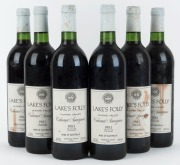 1983 Lake’s Folly Cabernet Sauvignon, Hunter Valley, New South Wales, (6 bottles).