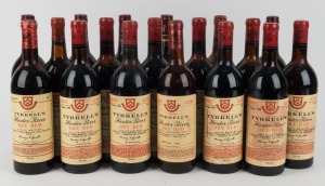 Tyrrell's Hunter River, dry red wines, 1968 (1), 1977 (1), 1980 (9), 1983 (2), 1984 (1), 1988 (1), 1989 (2), 1991 (1). (total: 18 bottles).