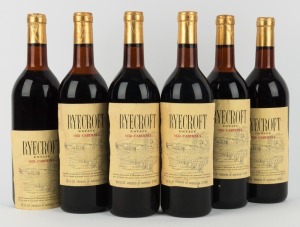 1970 Ryecroft Vineyards, Cabernet, McLaren Vale, South Australia, (6 bottles).