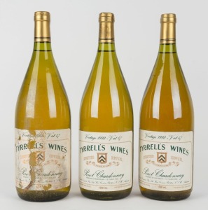 1992 Tyrrell's Pinot Chardonnay, Hunter River, New South Wales, 1500mL. (3 magnums)
