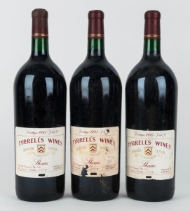 1993 Tyrrell's Shiraz Vat 9, Hunter River, New South Wales, 1500mL. (3 magnums)