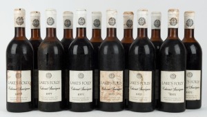 1977 Lake’s Folly Cabernet Sauvignon, Hunter Valley, New South Wales, (12 bottles).