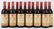 1975 Tyrrell's Hunter River Dry Red, Vat 7 (8), and Vat 8 (4), (total 12 bottles)