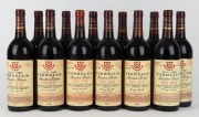 Tyrrell's dry red wines: 1983 (1), 1985 (3), 1987 (6) and 1988 (2). Total: 12 bottles.