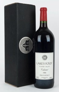 1986 Lake's Folly Cabernet, Hunter Valley, New South Wales, magnum No. 0824, (1500ml) in original box.