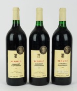 1980 Redman Cabernet Sauvignon, Coonawarra, South Australia, 1500mL. (3 magnums)