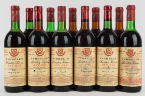 1970 Tyrrell's Dry Reds, Hunter Valley, New South Wales, mixed Vat numbers, (11 bottles).