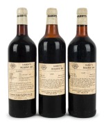 1962 Thomas Hardy, Hardy's Reserve Bin Claret, Blend No.C397 Cabernet Sauvignon & Shiraz, McLaren Vale & Coonawarra (1 bottle); 1963 Thomas Hardy, Hardy's Reserve Bin Claret, Blend No.P339 Shiraz-Cabernet, Eden Valley & McLaren Vale, (2 bottles). Total: 3