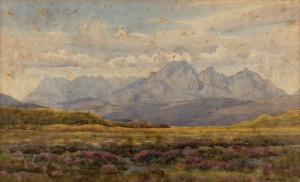 G. DRUMMOND (Scottish school), (Highland landscape), watercolour, signed lower right, ​​​​​​​28 x 45cm, 48 x 63cm overall