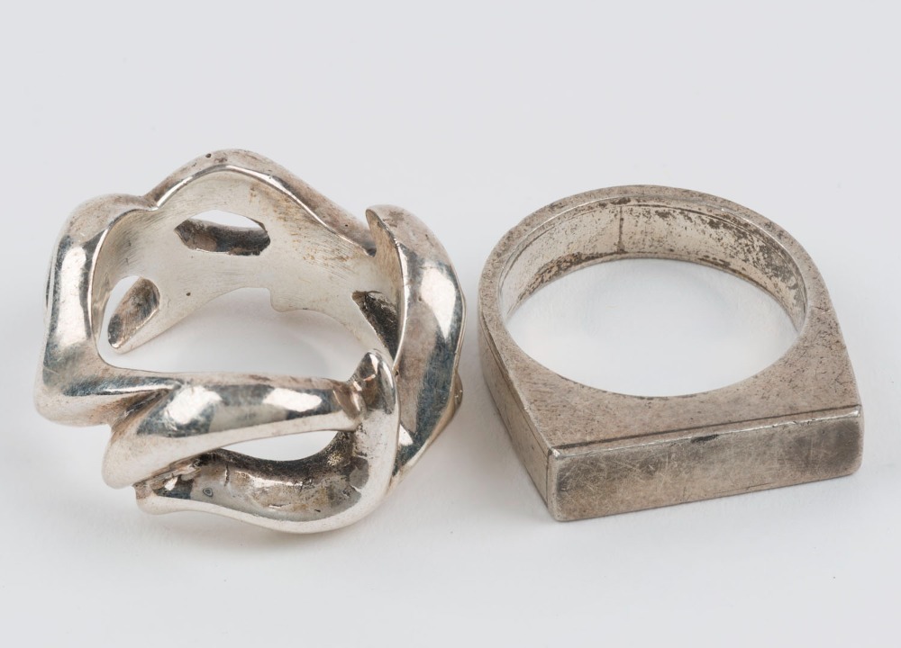 Scandinavian on sale silver rings