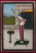 Four assorted Indian watercolour paintings, 20th century, ​​​​​​​the largest 27 x 20cm overall - 4