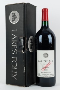 1993 Lake's Folly Reserve Cabernets, Hunter Valley, New South Wales, magnum No. 0986, (1500ml) in original box.