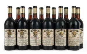 1971 WOLF BLASS WINES Selected Individual Vintage "Bilyara" Cabernet Sauvignon, Eden Valley. (12 bottles).