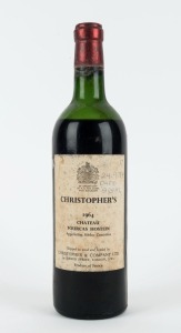 1964 Christopher's Chateau Fourcas Hostein, bordeaux, Medoc, FRANCE. (1 bottle).