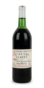 1969 PENFOLDS ST. HENRI claret (Shiraz), Magill, South Australia, (1 bottle.