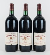 1992 Tyrrell's Shiraz - Vat 9, Hunter River, New South Wales, 1500mL. (3 magnums) .