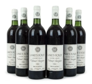 1984 Lake’s Folly Cabernet Sauvignon, Hunter Valley, New South Wales, (6 bottles).