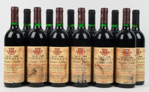 1998 Tyrrell's Vat 11 Baulkham Shiraz (6 bottles), plus 2000 Vat 8 Tyrrell's Shiraz Cabernet (6 bottles). (Total: 12 bottles).