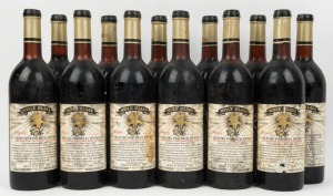 1971 WOLF BLASS WINES Selected Individual Vintage "Bilyara" Cabernet Sauvignon, Eden Valley. (12 bottles)
