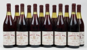 1986 Tyrrell's Wines Pinot Noir, Hunter River, New South Wales (6) bottles; also, 1988 (6 bottles). (Total: 12 bottles).
