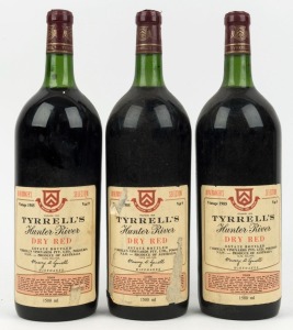 1985 Tyrrell's Hunter River Dry Red - Vat 9 Hunter Valley, New South Wales, 1500ml, (3 Magnums).