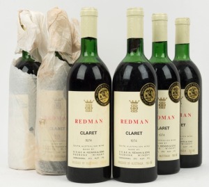 1974 Redman Claret, Coonawarra, South Australia, (6 bottles).