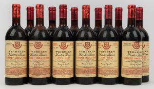 1976 Tyrrell's Dry Red - Vat 5 (1 bottle), 1976 Dry Red - Vat 9 (7 bottles) and 1976 Cabernet Shiraz Malbec - Vat 94 (4 bottles). Total: 12 bottles.