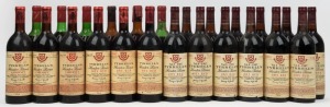 Tyrrell's Hunter River, dry red wines, 1969 (2), 1970 (4), 1977 (6), and 1987 (12); various Bin numbers. (Total: 24 bottles).  
