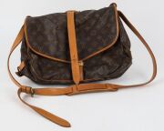 LOUIS VUITTON "Samaur Satchel" handbag, circa 1990, 39cm wide - 4