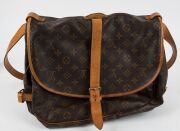 LOUIS VUITTON "Samaur Satchel" handbag, circa 1990, 39cm wide - 6