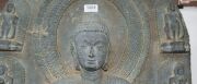 SHAKYAMUNI antique Indian carved grey basalt stele, Bihar, 10th century, 87cm high - 5