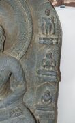 SHAKYAMUNI antique Indian carved grey basalt stele, Bihar, 10th century, 87cm high - 7