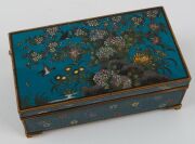 A fine Japanese lacquer inro (incomplete), together with a Japanese cloisonne box (damaged), Meiji Period, (2 items), the box 16cm wide - 3