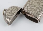 Four antique silver match vestas, 19th and early 20th century, ​​​​​​​the largest 5.5cm high, 92 grams total - 3