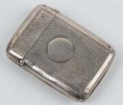 Four antique silver match vestas, 19th and early 20th century, ​​​​​​​the largest 5.5cm high, 92 grams total - 6