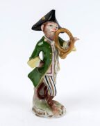 VOLKSTEDT "MONKEY BAND" 11 piece German porcelain ensemble, 20th century, blue factory mark to bases, the largest 16cm high - 11