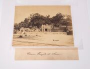 JOHN THOMSON (Scottish, 1837 - 1921), attrib. Chinese Marine Temple, Macao, albumen paper print, circa 1890, 20 x 26.5cm; laid down on backing paper. - 2