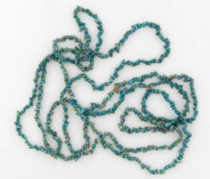 A double strand mariner shell bead necklace, ​​​​​​​86cm long