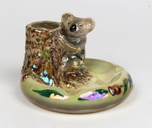 WEMBLEY WARE koala ashtray, factory mark to base, 10cm high, 13cm wide