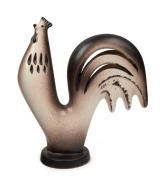 ELLIS pottery rooster statue, ​​​​​​​30cm high