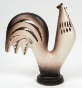 ELLIS pottery rooster statue, ​​​​​​​30cm high - 2