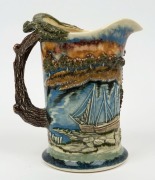 R. MAGSON of Ryde, Sydney, pottery jug, kangaroo stamp to base, 19cm high - 3