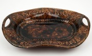 LITHGOW pottery bread platter, impressed kangaroo mark to base, 35cm wide - 2