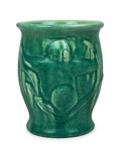 MELROSE WARE green glazed koala vase, stamped "Melrose Ware, Australian", 12.5cm high, 