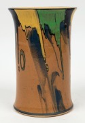 P.P.P. (PREMIER POTTERY PRESTON), drip glazed pottery vase, stamped "P.P.P.", ​​​​​​​16cm high - 3