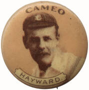 BADGES: c1890s-1930s collection including 1901 Cameo "English Cricketers" [3/14]; 1900-02 Cameo "Boer War Leaders" [3/10 + 2 spares]. Excellent group, inspection will reward.