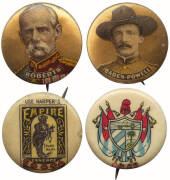 BADGES: c1890s-1930s collection including 1901 Cameo "English Cricketers" [3/14]; 1900-02 Cameo "Boer War Leaders" [3/10 + 2 spares]. Excellent group, inspection will reward. - 2