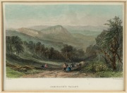 JOHN SKINNER PROUT (1805-1876), I.) Avoca River, Victoria, II.) Jamieson's Valley, III.) The Upper Goulburn, Victoria, IV.) On The Plenty, Near Melbourne, V.) The Dandenong Ranges, Victoria coloured engravings, 15 x 19cm each, 32 x 36cm each overall - 3