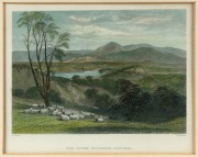 JOHN SKINNER PROUT (1805-1876), I.) Avoca River, Victoria, II.) Jamieson's Valley, III.) The Upper Goulburn, Victoria, IV.) On The Plenty, Near Melbourne, V.) The Dandenong Ranges, Victoria coloured engravings, 15 x 19cm each, 32 x 36cm each overall - 4